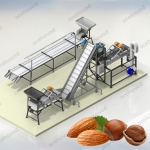 Hazelnut and almond processing line (200 kg / h)