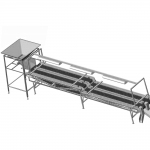 Double-Deck Inspection Table for Sorting 